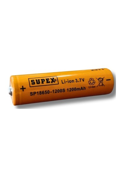 Belirtilmemiş Sp-18650-1200 3.7v 1200mah Li-ıon Pil Başlıklı