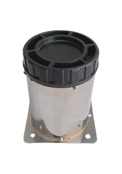 Metal Krom 8cm Ayak Mobilya Masa Ve Dolap Ayağı Krom 8cm Çap 60mm