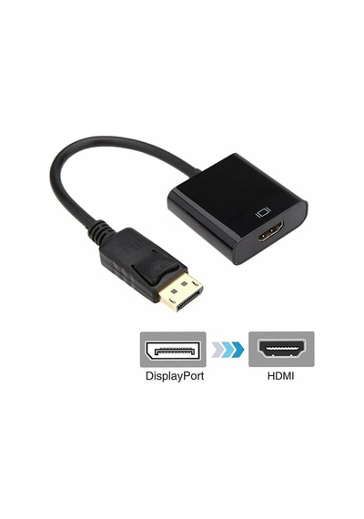 Displayport To Hdmi Dönüştürücü Adaptör Display Port Erkek Vga Dişi