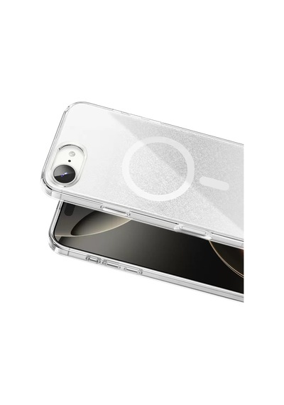 Onegif Apple İphone 17e Sora Simli Magsafe Kapak - Beyaz