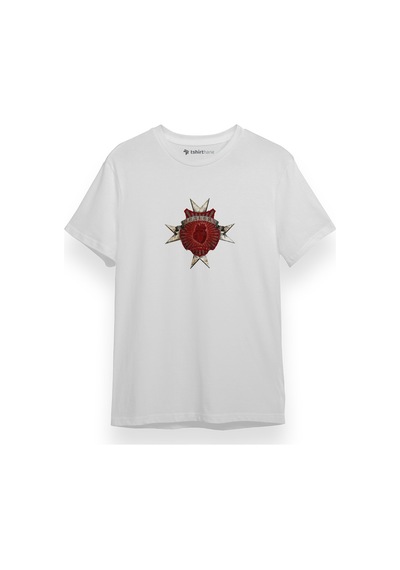 Shadow And Bone Healer Beyaz Kısa Kol Erkek Tshirt 001