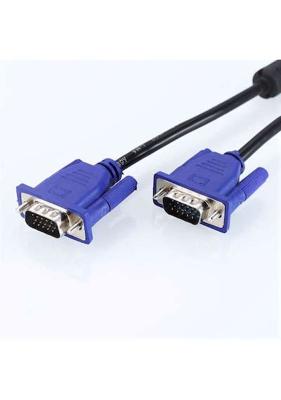 Komponentci VGA to VGA Kablo LCD Monitör ve Projeksiyon Kablo 1.5 M