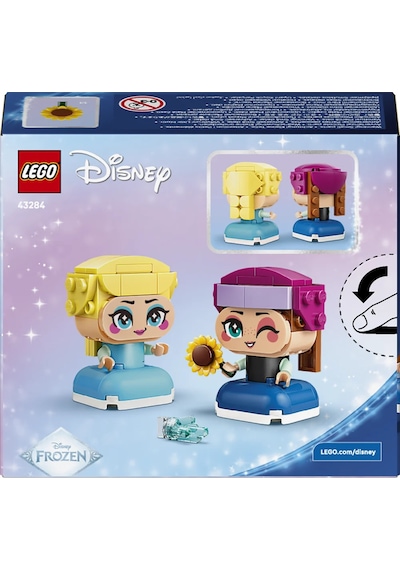 LEGO®  ǀ Disney Princess Karlar Ülkesi Mini Anna ve Elsa 43284 -5 Yaş ve Üzeri Çocuklar için Yaratıcı Oyuncak Yapım Seti (65 Parça)