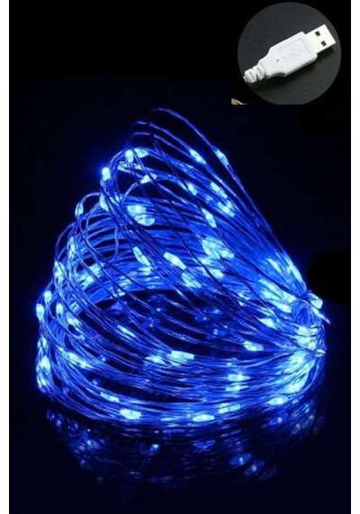 Hidz Peri Led Işık 10 Metre Usb Girişli Mavi