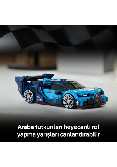 Speed Champions Bugatti Vision Gran Turismo Hiper Spor Araba 77253