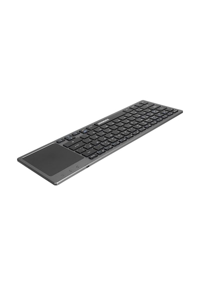 Everest EKW-61 Bluetooth+2.4 GHz TouchPad Mouse Q Mac/Win/Android/Uyumlu iOS Kablosuz TV Klavye
