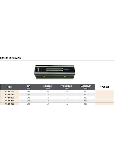 Fett 100x30x35 Pld Hassas Su Terazisi