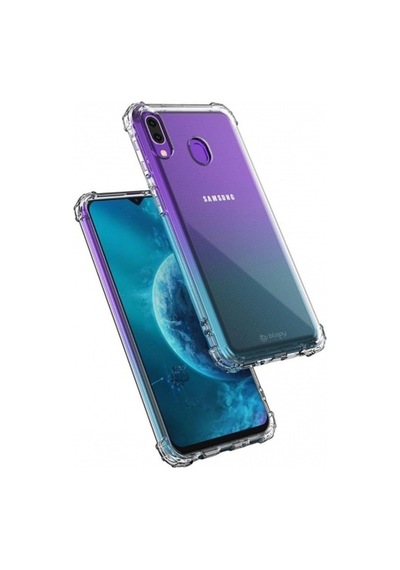 Blogy Galaxy M20 İle Uyumlu Crystal Fit Kılıf Crystal Clear