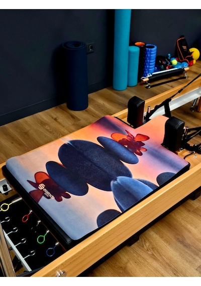 Reformer Pilates Mat ' Kaymaz' -'stones Renkli