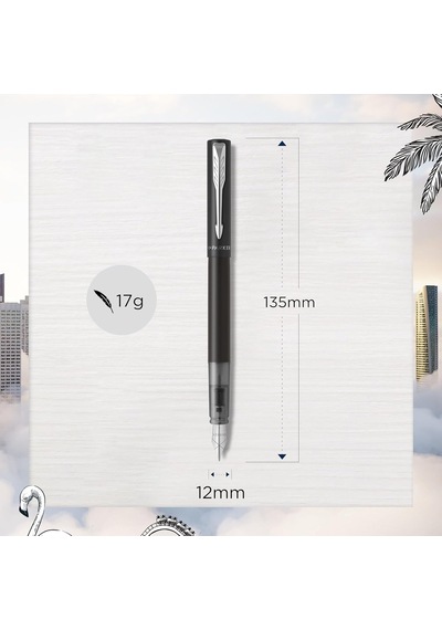Parker Vector Xl Mat Dolma Kalem, Mat Siyah, M Uç Genel