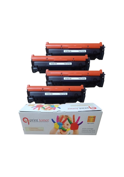 HP Uyumlu 136a W1360a 4 Adet Toner