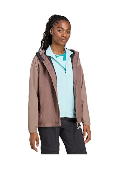Adidas W Terrex Mt 2l Rain Jk Kadın Outdoor Yağmurluk Jn0857 Kahverengi Kahverengi