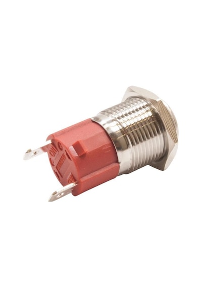 Motorobit 16D-G1 16Mm Çıkık Yaylı Metal Buton