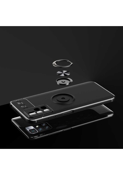 Xiaomi Redmi 10 Kılıf Zore Ravel Silikon Kapak Kırmızı