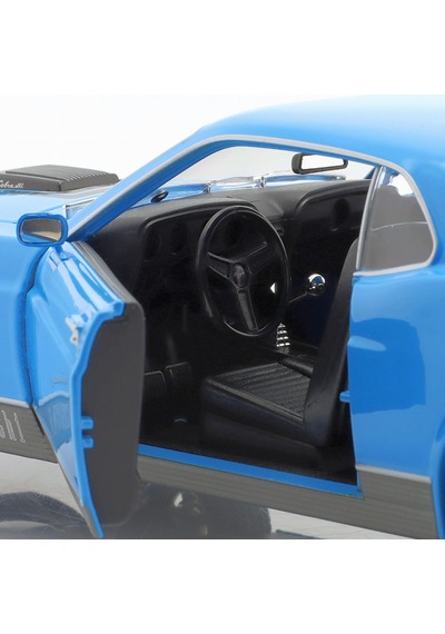 Maisto 1/18 1970 Ford Mustang Mach 1 - Mavi