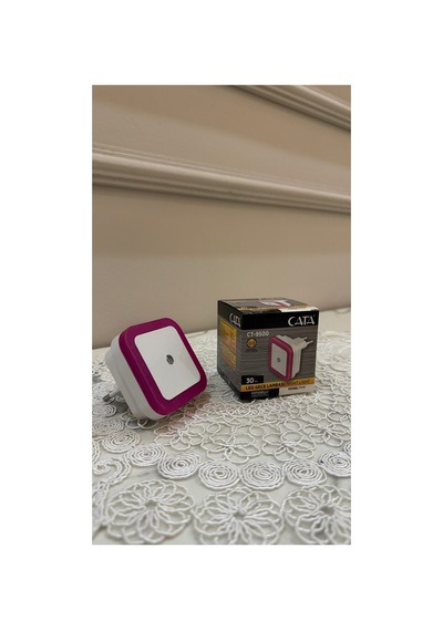 Ct 9500 Fotoselli Gece Lambası Pembe Renk