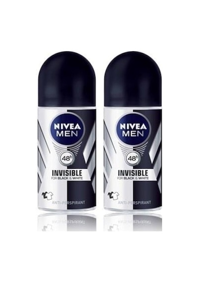 Nivea Men Invisible Black&White Erkek Roll-On Deodorant 2 x 50 ML