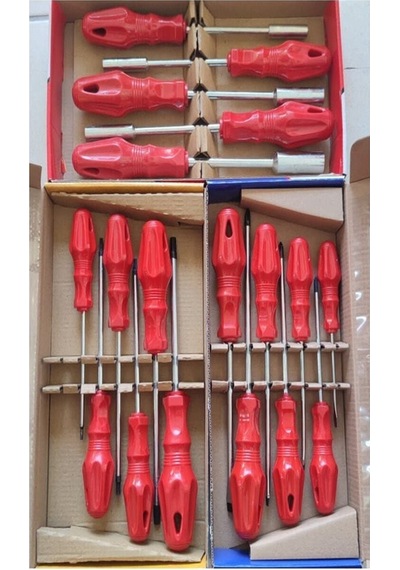 Lokma Tornida Torx Tornida Düz Yıldız Tornida Seti Takımı