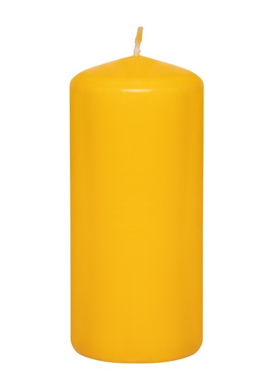 Pasabahce Silindir Mum 130x58 Mm - 1 Adet Sarı