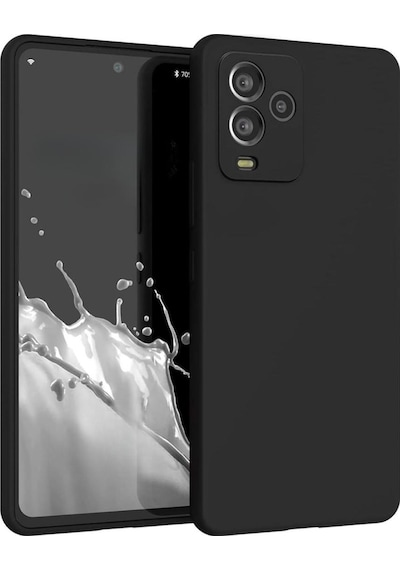 General Mobile Gm 24 Pro Uyumlu Silikon Kılıf - Kamera Korumalı Esnek Kapak - Siyah