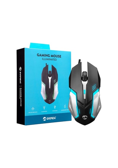Everest Sm-g72 Işıklı Usb Kablolu Optik Oyuncu Gaming Mouse 10