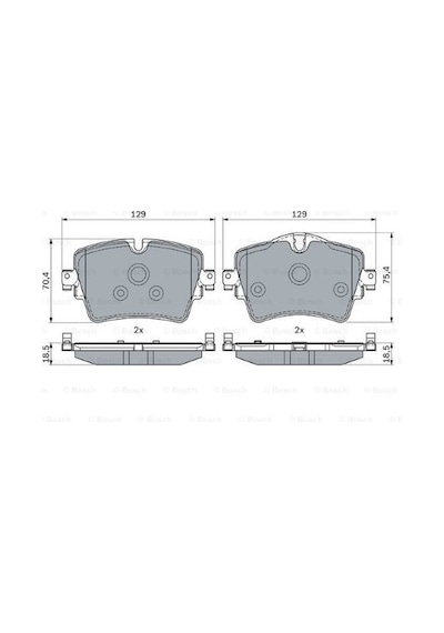 Bmw 5 G30 520d 2.0 2017-2023 Bosch Ön Balata