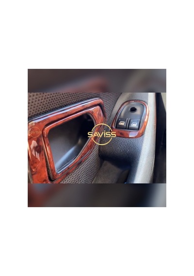 Peugeot 306 Gül Desenli Maun Full Set,torpido Maun Kaplama, Konsol Kaplama Gül Desenli Maun