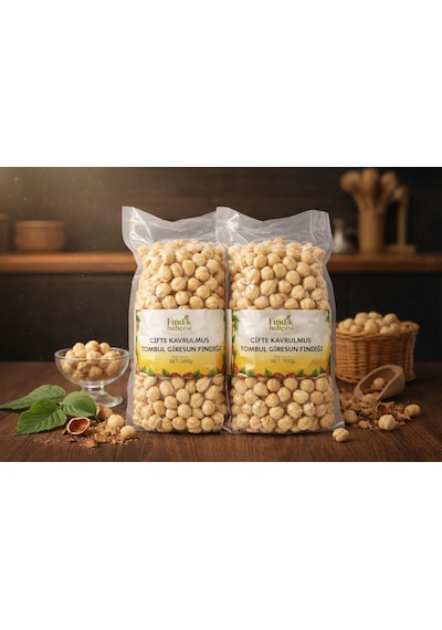 Giresun Fındığı Tam Yağlı Çifte Kavrulmuş Tombul Giresun Fındığı 2 x 500 G