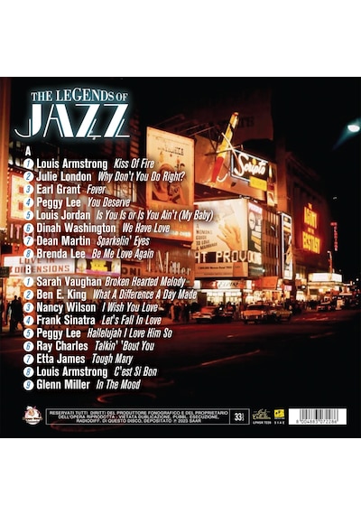 The Legends Of Jazz Plak