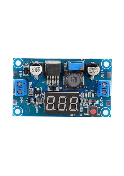 Lm2596 Ekranlı Ayarlanabilir Dc-dc Step Down Voltaj Düşürücü 3a Voltmetreli