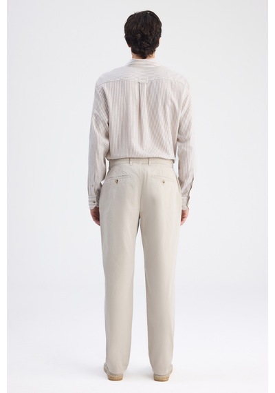 D's Damat Ds Damat Comfort Fit Bej Gabardin Chino Pantolon 6hcc3ı303778m