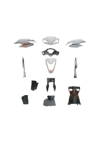 Kaporta Set Beyaz Yeni Model Honda Actıva S 65525