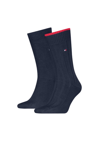Tommy Hilfiger Th Men Sock 2p Struc Erkek Lacivert Çorap - S701236317 Lacivert