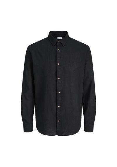 Jack & Jones Erkek Uzun Kollu Gömlek - Summer - 12289174 Siyah