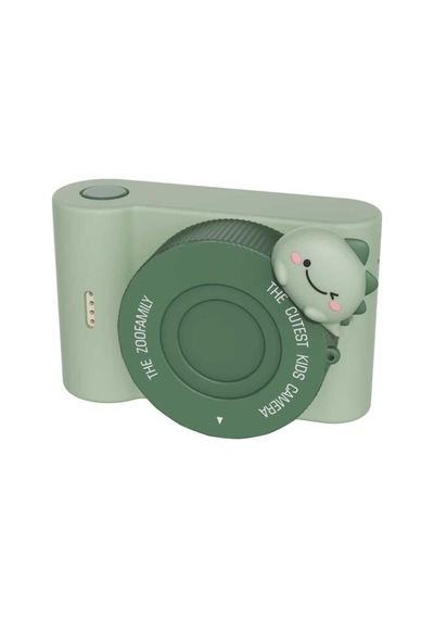 Zoo Family Dino Green C5 Dijital Kamera, Yeşil