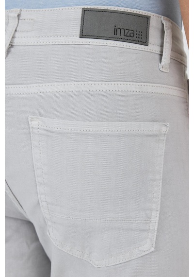 İmza Taş Rengi Pamuklu 5 Cep Casual Slim Fit 5 Cep Pantolon 1003250318 Taş