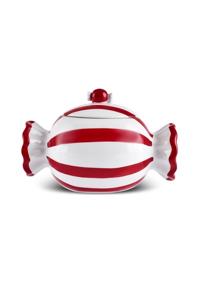 Karaca New Year Yılbaşı Candy Twist Saklama Kabı 1900 Ml Kırmızı