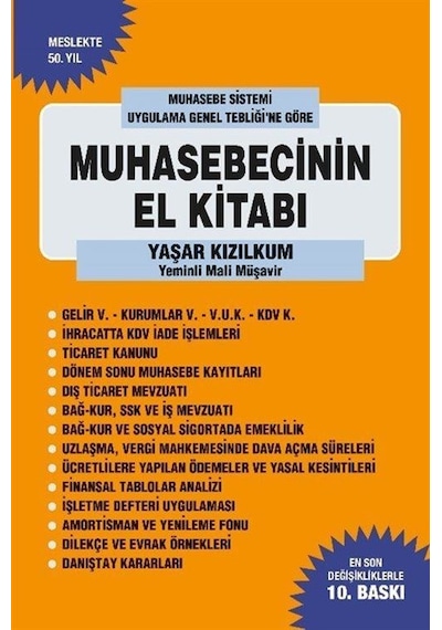 Muhasebecinin El Kitabı / Yaşar Kızılkum