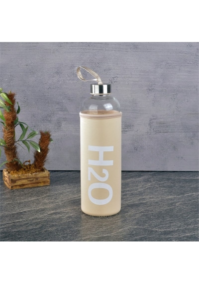 Kılıflı Cam Matara 1000 Ml Tarçın Tarçın