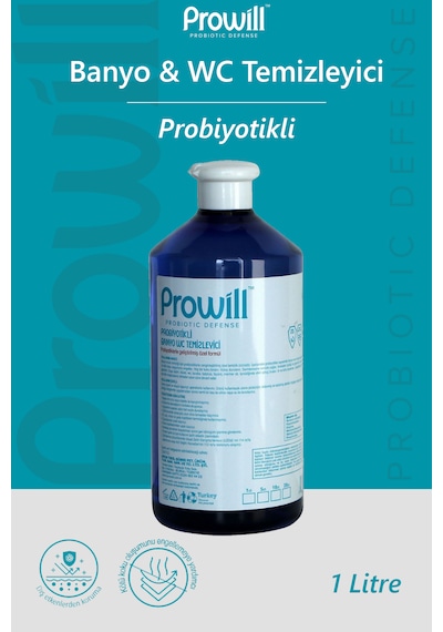 Probiyotikli Banyo Ve Tuvalet Temizleyici 1 Litre- Kötü Koku Önleyici Tekli