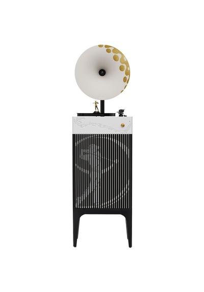 Fennessy İ5 Bluetooth Hoparlörlü 110w Hi-fi Retro Pikap Plakçalar Turntable, Golf