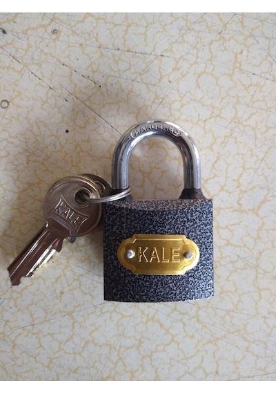 Kale Siyah Asma Kilit 38 Mm