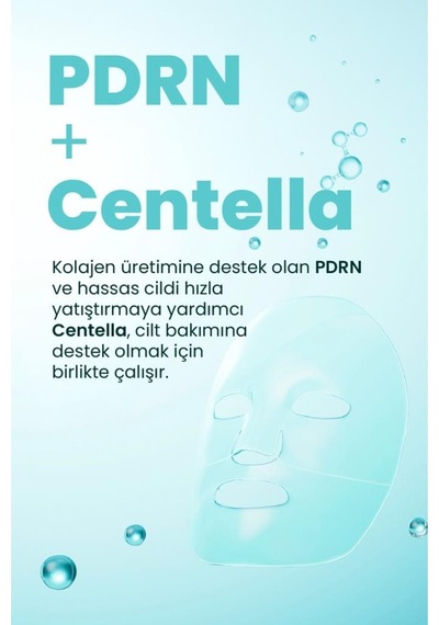 Dermal Pdrn Ve Cica Nemlendirici Yatıştırıcı Eriyen Maske Seti Kore Maske Seti 34 Gr.