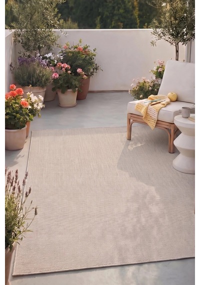 Hoom Rugs Siena 3707 Bej Sade Modern Sisal Halı