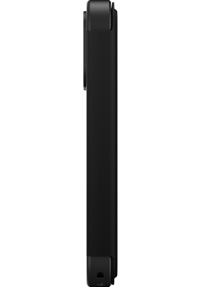 Apple Uyumlu iPhone 17 Pro Max Pu Kartlıklı Kapaklı Amazingthing Glamour Foilo Serisi Kılıf Siyah Siyah