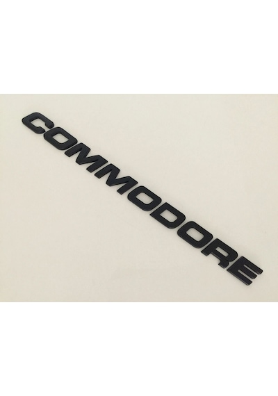 Commodore Piano Black Bagaj Yazısı 3m 3d Abs Opel Tigra