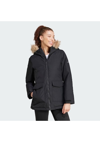Adidas Paveric Fur Kadın Mont C-adııx8883b30a00 Siyah