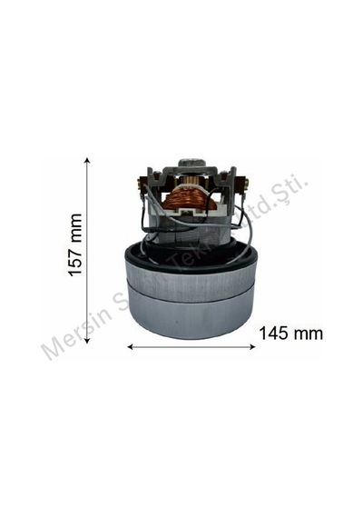 Ametek Elektrikli Süpürge Motoru Rb17 Çiftfan 900W