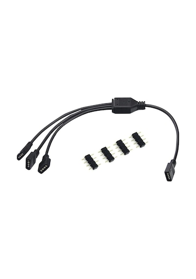 Rgb Şerit Led Çoklayıcı Splitter 4375P Tek Kumanda 3 Çıkış Ekleme