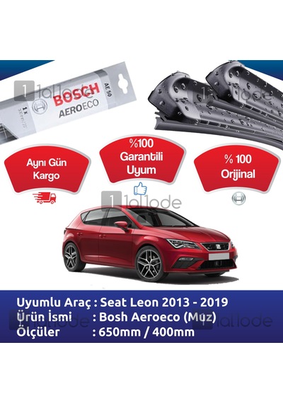 Seat Leon 3 Silecek 2013 2017 Bosch Aeroeco